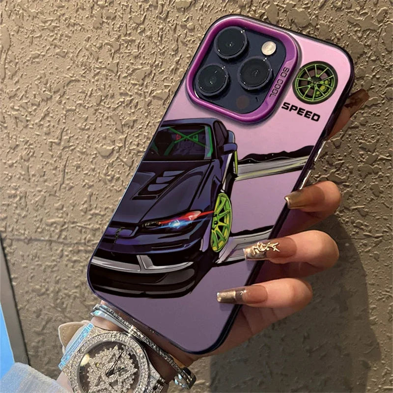 Drift Car Print Phone Case