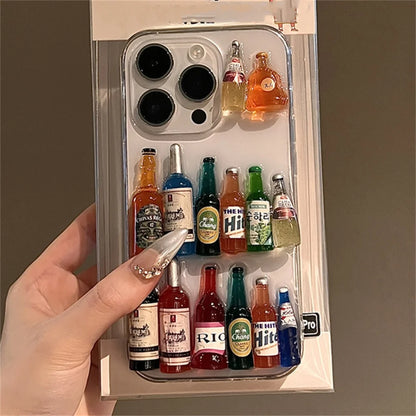 Wine Liquor Bottle Phone Case