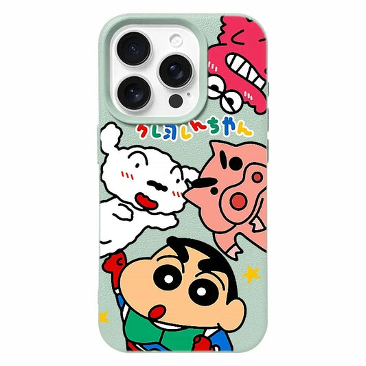 Cartoon TPU Leather Case