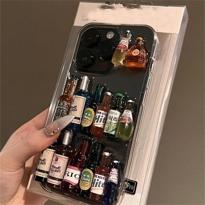 Wine Liquor Bottle Phone Case