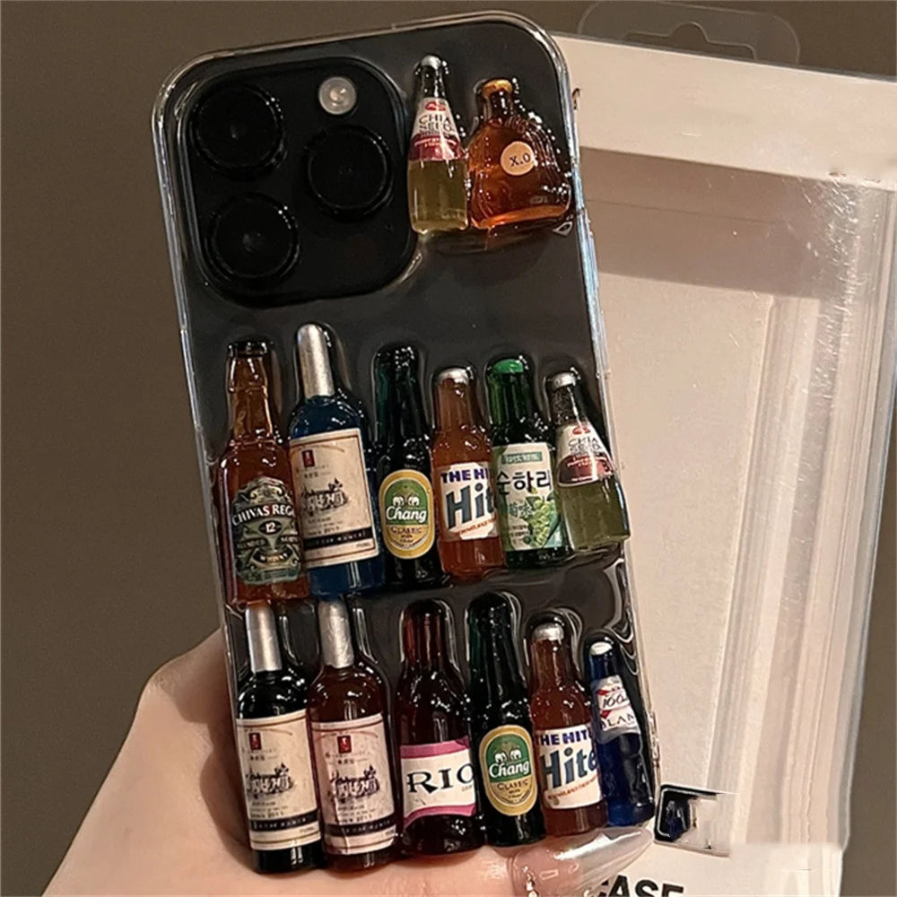 Wine Liquor Bottle Phone Case