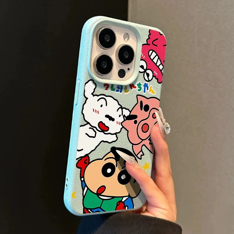 Cartoon TPU Leather Case