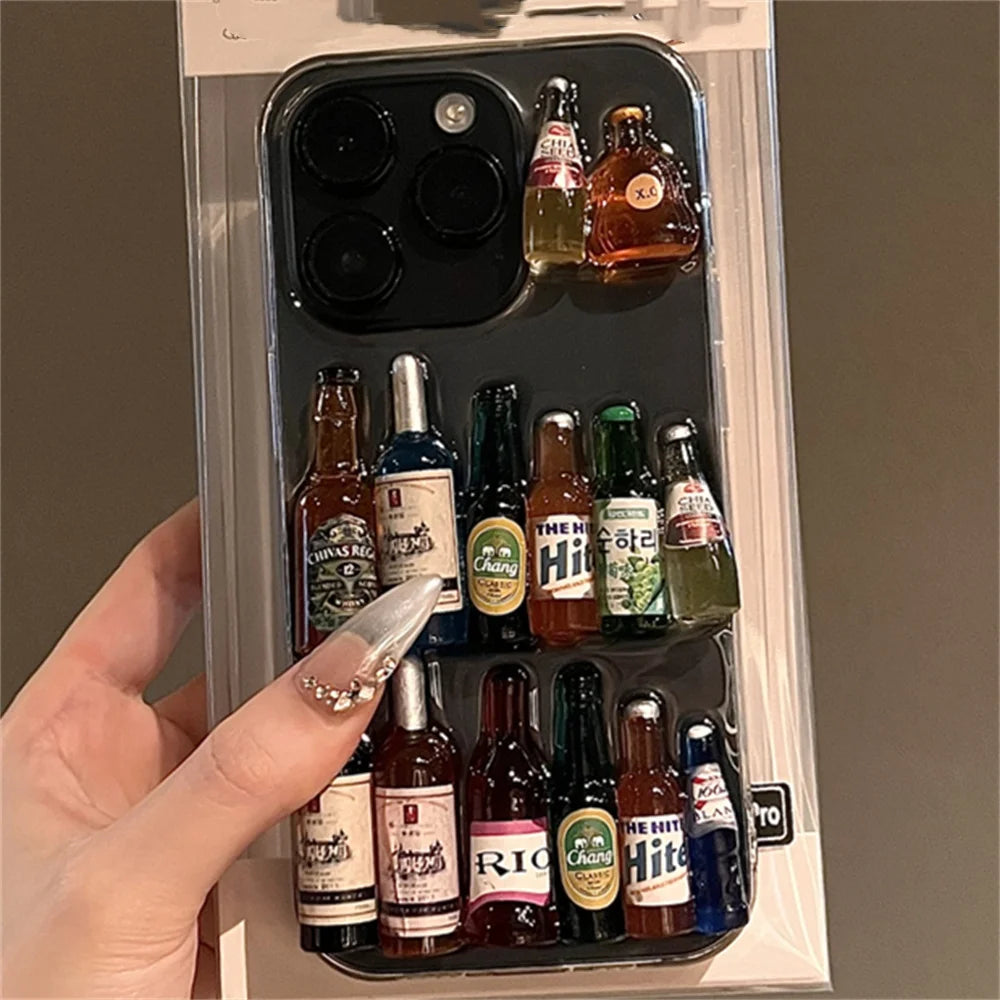 Wine Liquor Bottle Phone Case