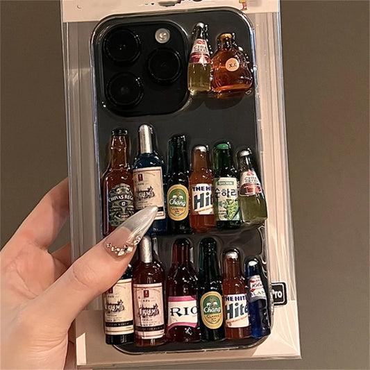 Wine Liquor Bottle Phone Case