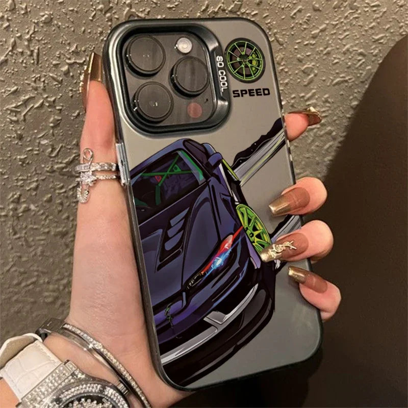 Drift Car Print Phone Case