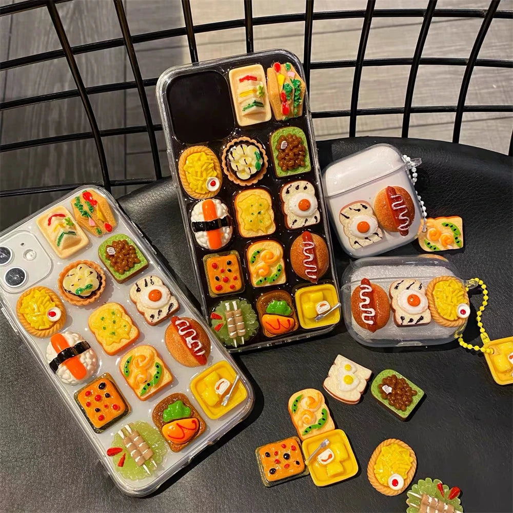 Food Doll Sandwich Sushi Case