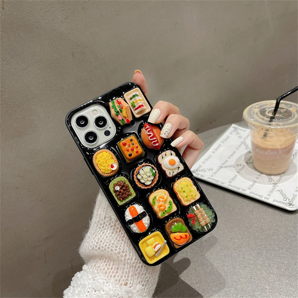 Food Doll Sandwich Sushi Case