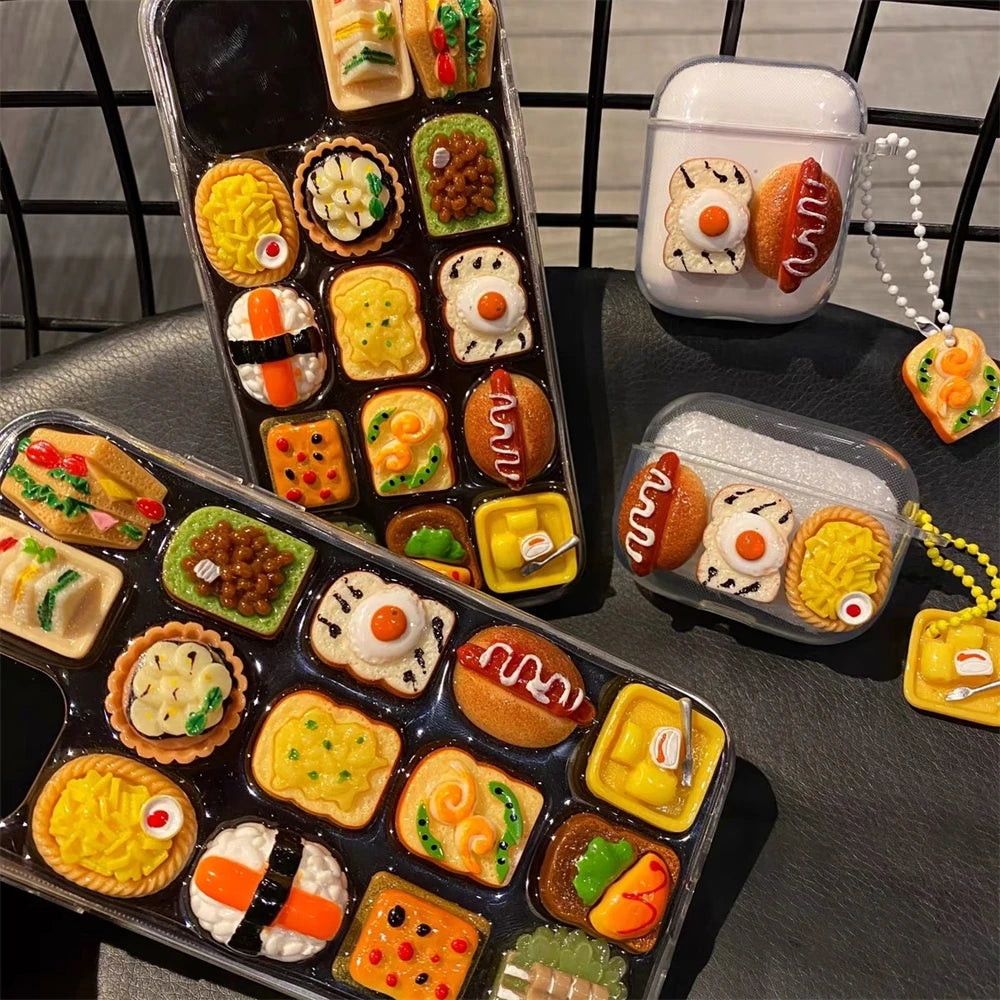 Food Doll Sandwich Sushi Case